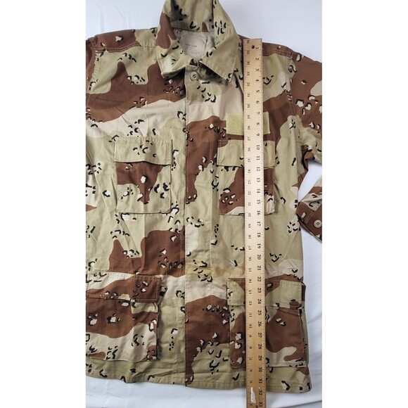USGI Army Jacket/Shirt Large X Long 6 Color Chocolate Chip Desert Camo - Picture 6 of 7